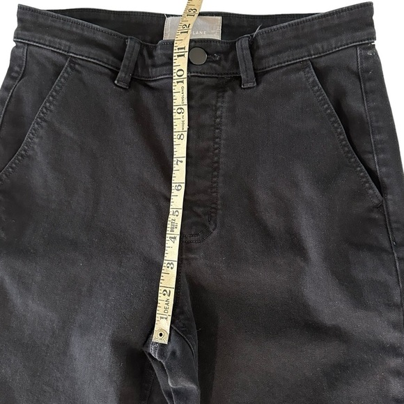 EVERLANE STRAIGHT LEG CROP BLACK JEANS SIZE 6 - Picture 13 of 15